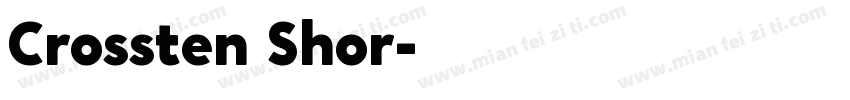 Crossten Shor字体转换
